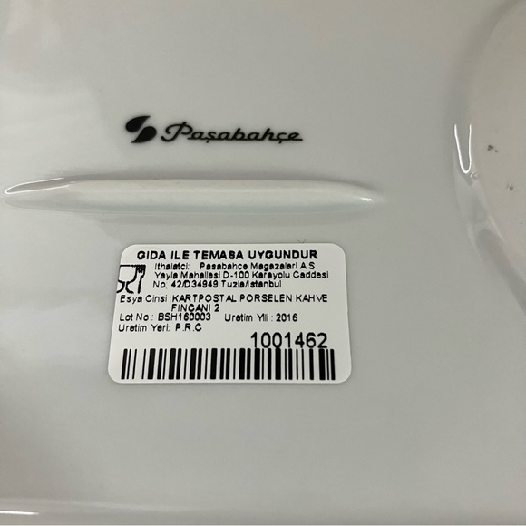 Pasabahce set of 2 mug and plate - Picture 3 of 8